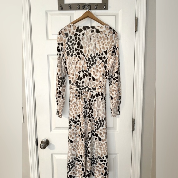 H&M x Richard Allen: Crêped Wrap-front Dress (Size S) - Picture 4 of 7